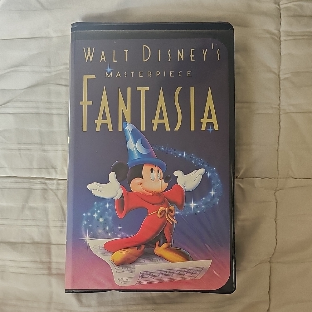 Disney Fantasia VHS with Red and Blue Cover
